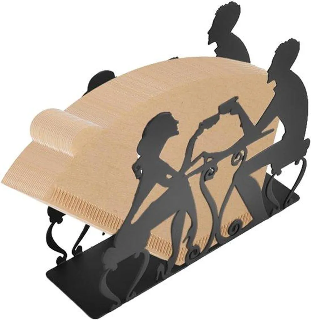 Support pour filtres à café et porte-serviettes multifonction en fer