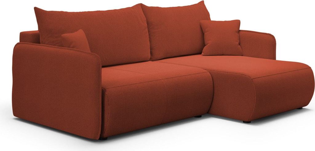 Furnisell Ecksofa mit Schlaffunktion Bettkasten "FOREST L" , Farbe: Curio 55