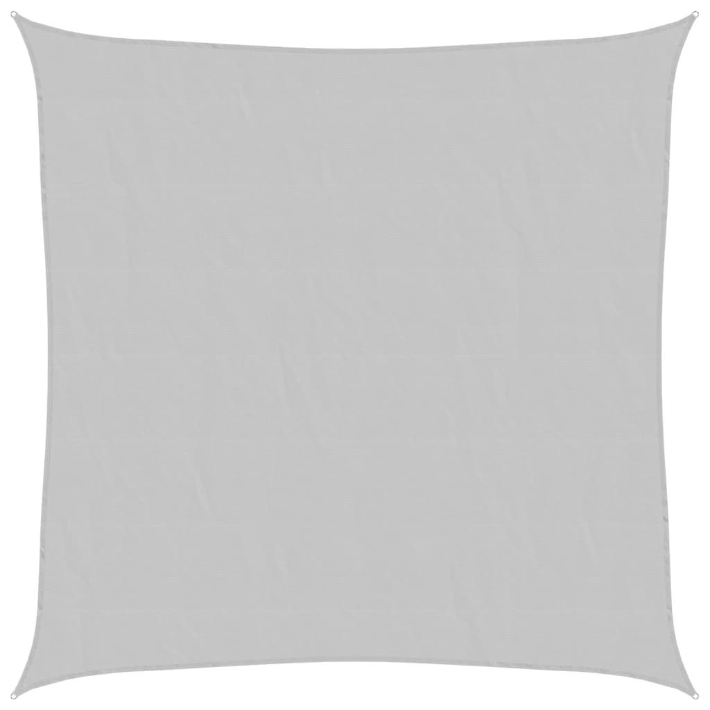 Sonnensegel Hellgrau 2,5x2,5 m 100% Polyester Oxford