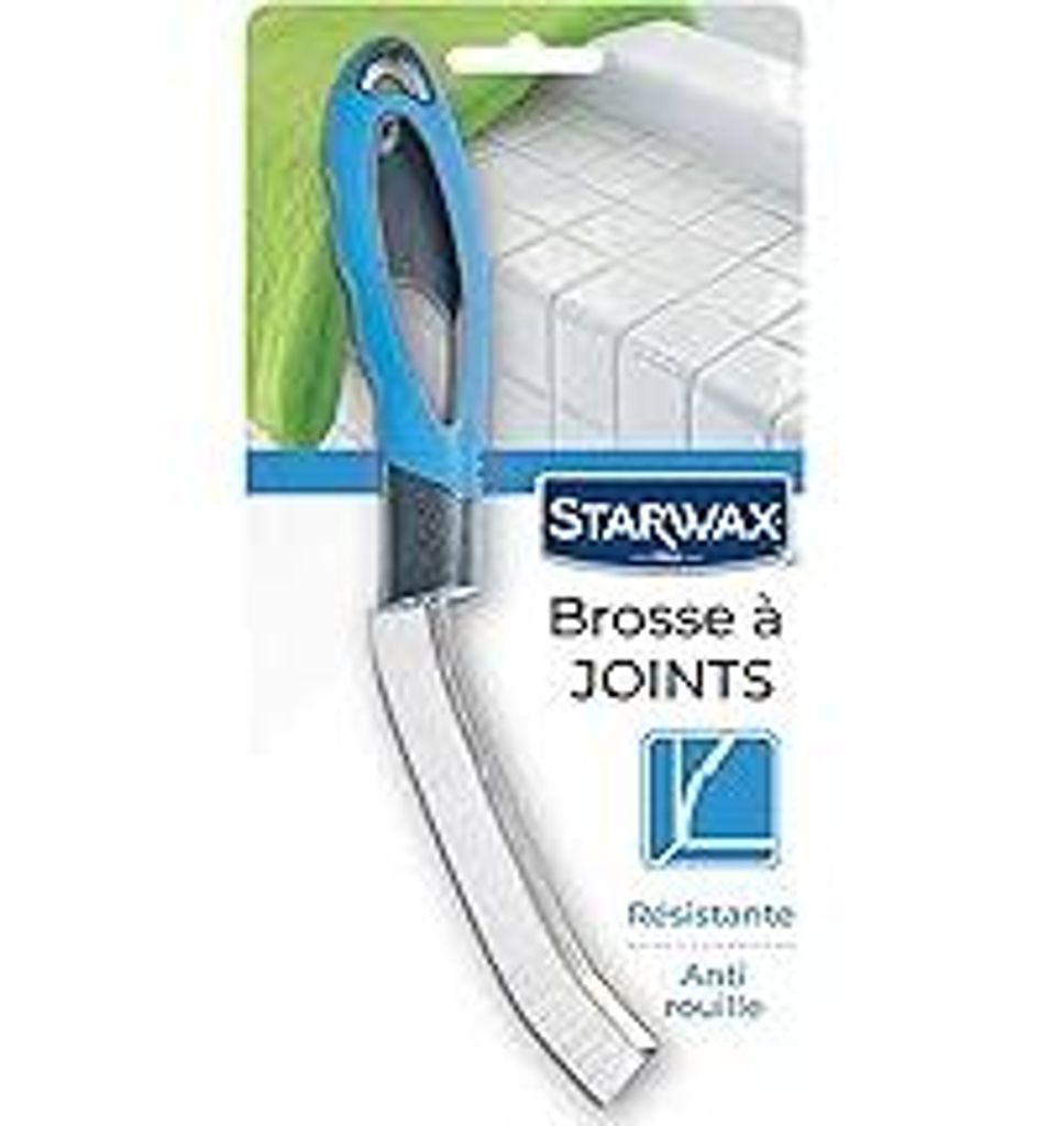 STARWAX Fugenbürste - Ideal zum Putzen von Fliesenfugen, Winkeln und Ecken dank des schmalen Kopfes - Ergonomischer Griff - Anti-Rost