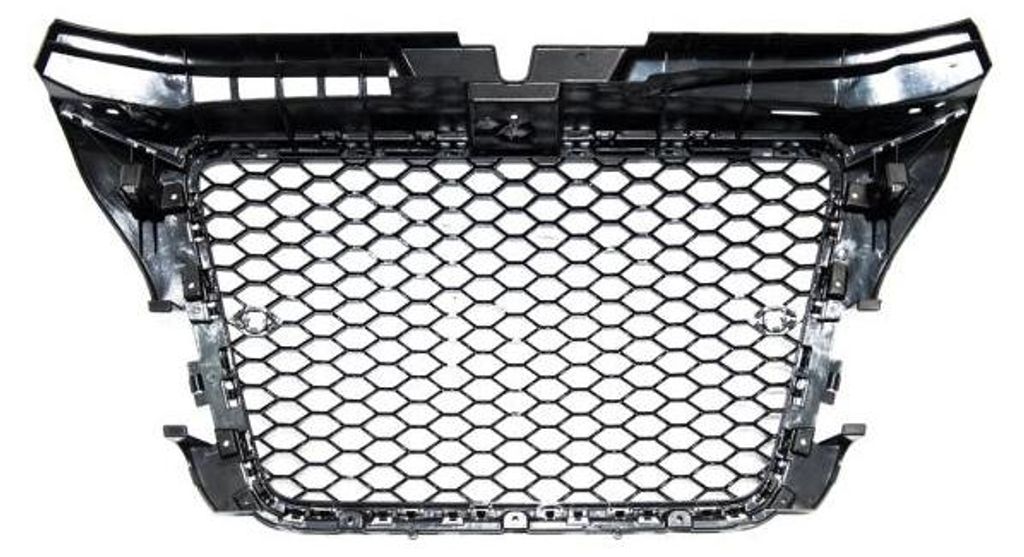 Kühlergrill Wabengrill Schwarz Chrom passend für Audi A3 8P Facelift 08-13 nicht S + RS3