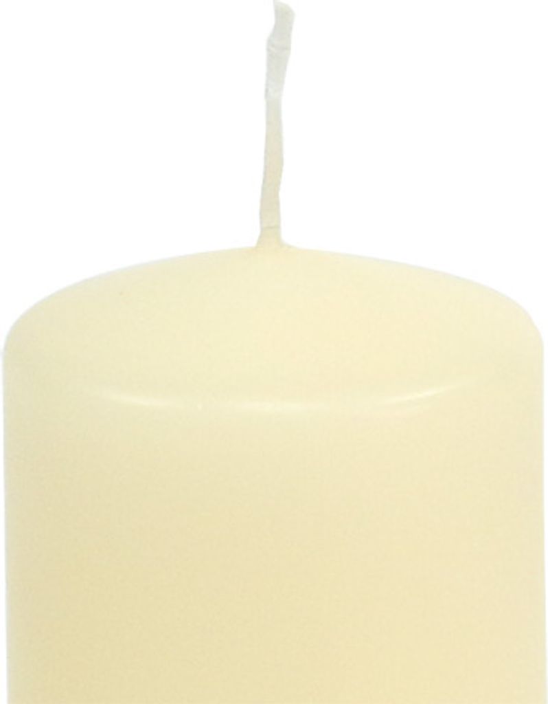 8er Pack Stumpenkerzen Creme 150/60 mm - Hochzeitskerzen, Dekoration, Lange Brenndauer, 8 Stück