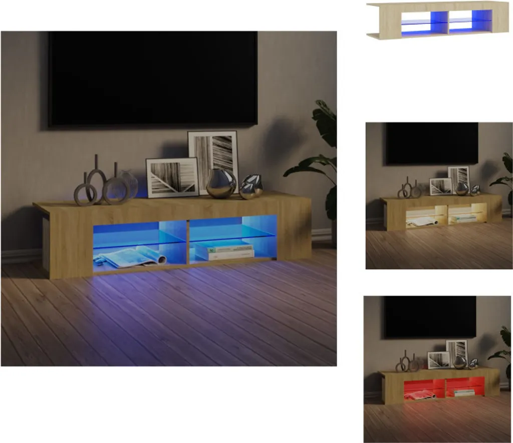 vidaXL Porta TV Rovere Sonoma 135cm LED: Recensione e Prezzo