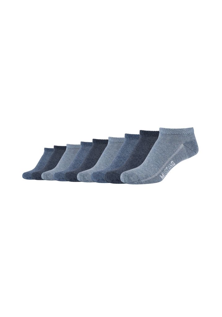 Mustang Sneakersocken 9er-Pack True Denim mit bequemem Dehnbund stone mix 35-38