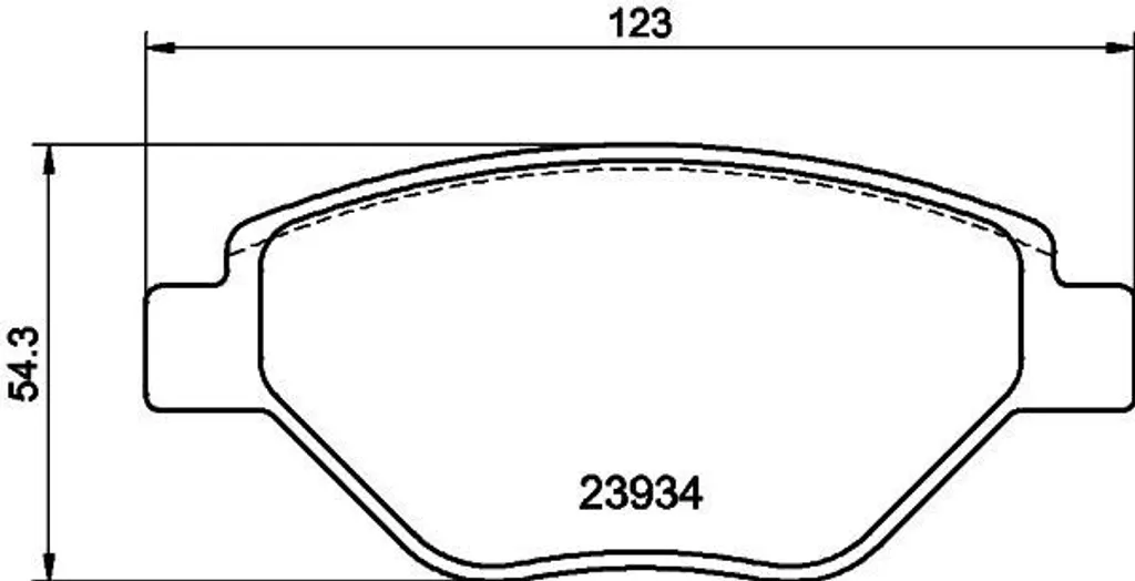 Plaquettes de frein HELLA 8DB 355 010-551 pour Megane II - Qualité OE