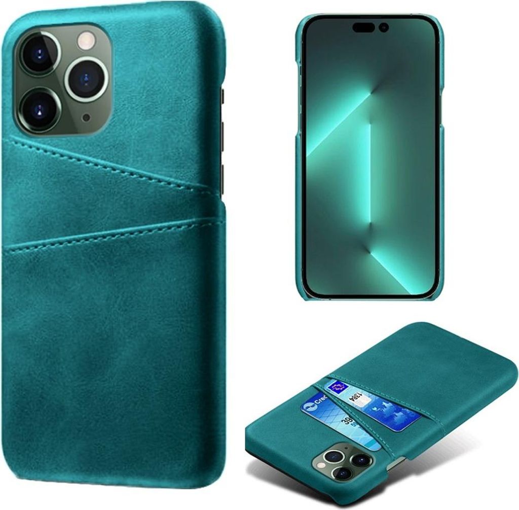iPhone 14 Pro Hülle - Coverup Kartenfach Back Cover - Grün