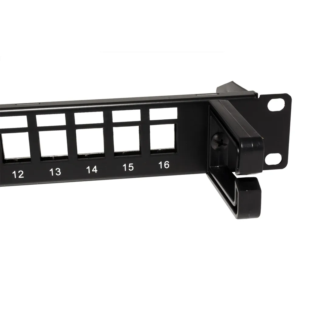 Support Modulaire Keystone 16 Ports ROLINE Blindé Noir 26.11.0363 - 6
