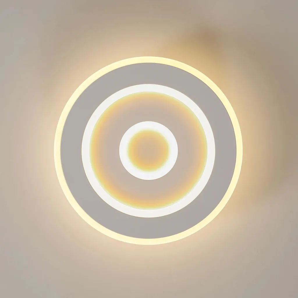 Plafonnier LED 28W ultraplat blanc chaud 3000K à montage saillie facile