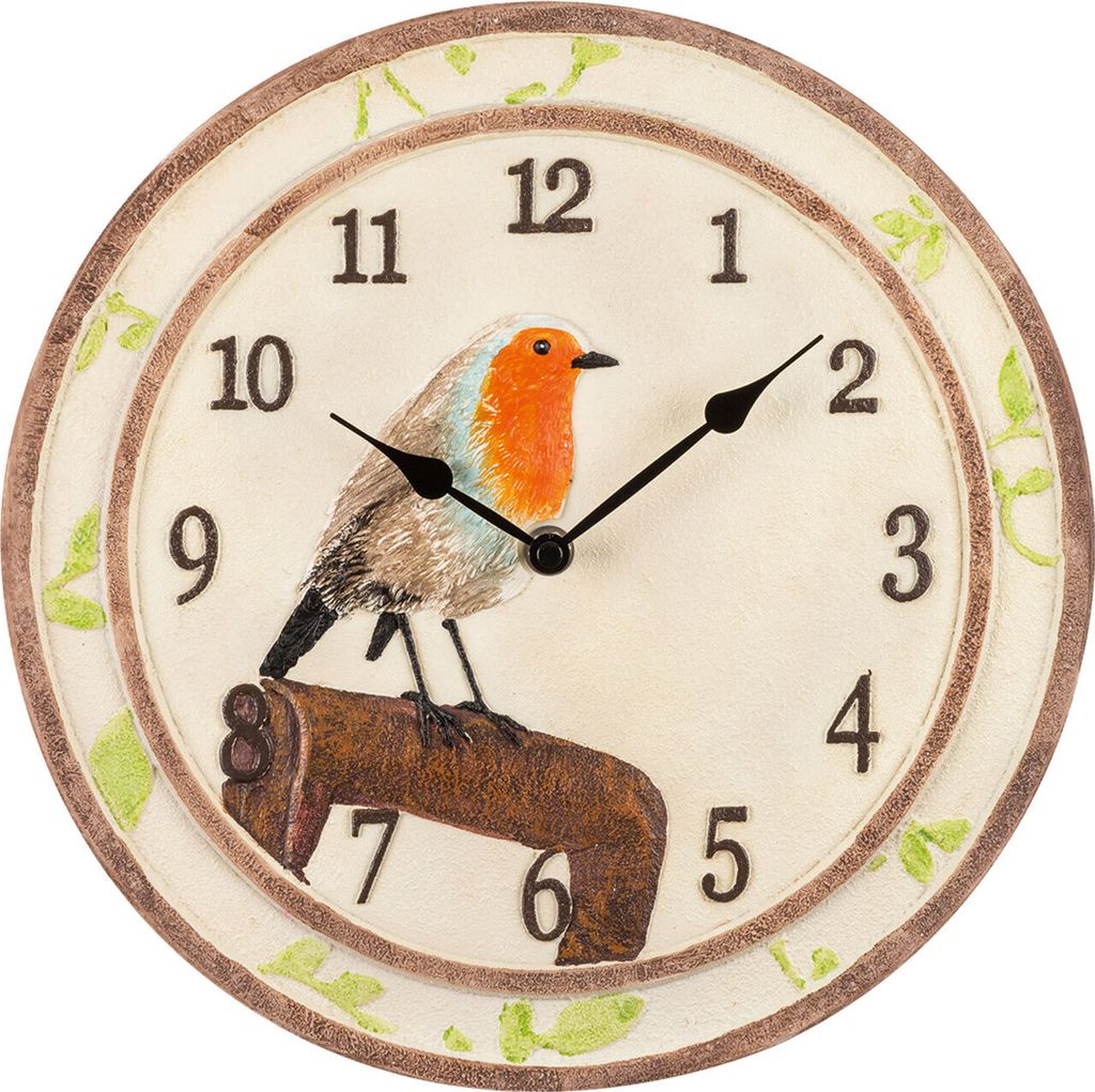 Atlanta Küchenuhr 6111, bunt, Quarz, Wanduhr, mit Vogel Motiv
