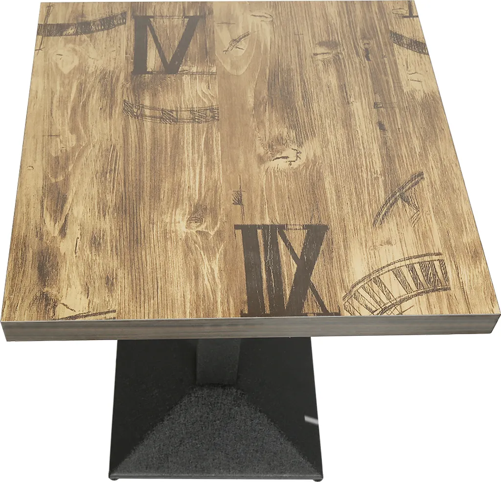Table de cuisine carrée 60 cm petit format pour studio et balcon - 11