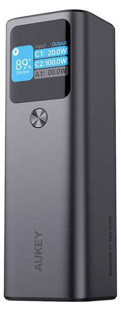 Powerbank Aukey PB-Y45, 26800 mAh, 140 W PD3.1 (schwarz) Produktbild 