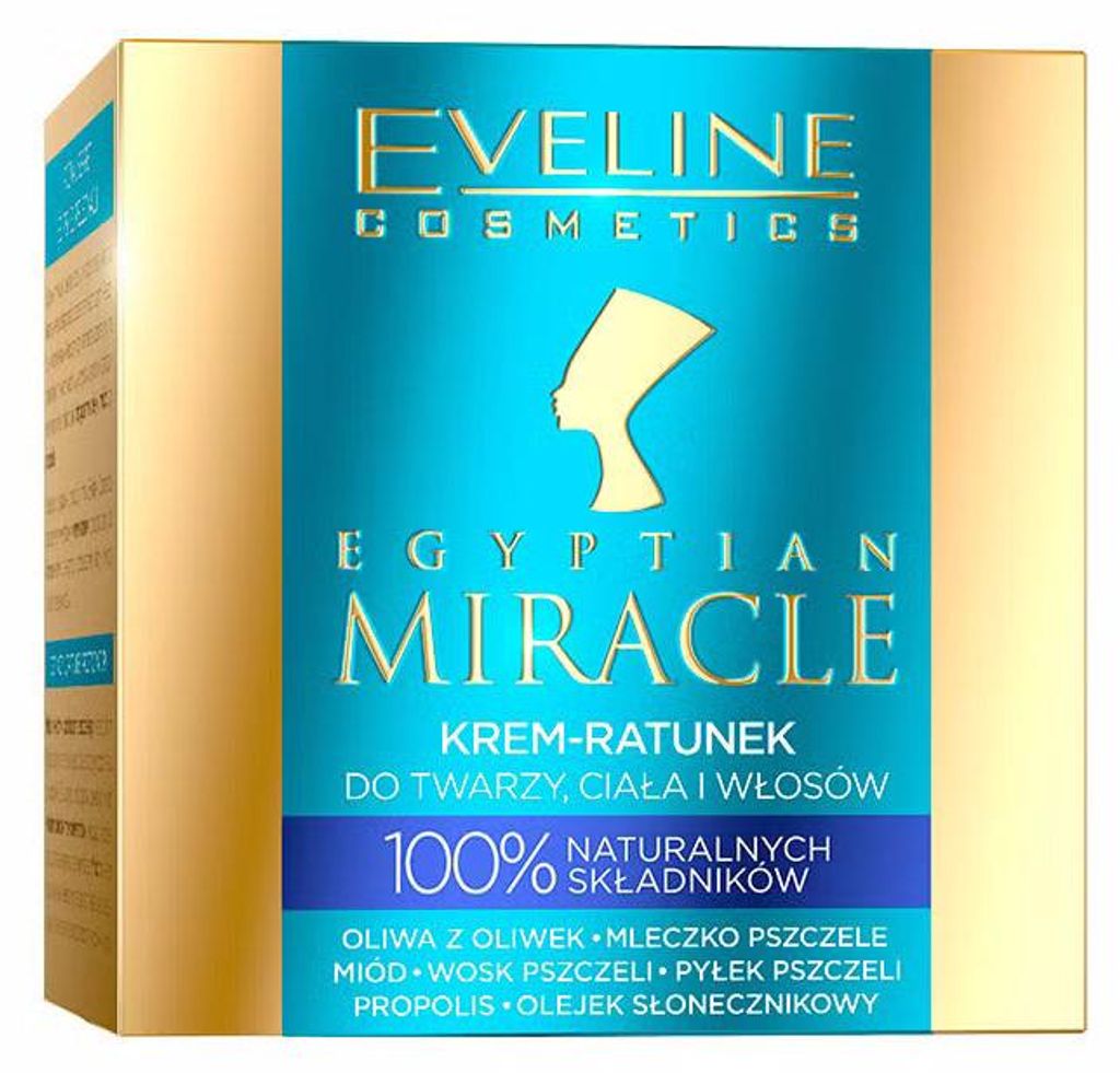 Eveline Cosmetics Egyptian Miracle – feuchtigkeitsspendende, beruhigende Körpercreme