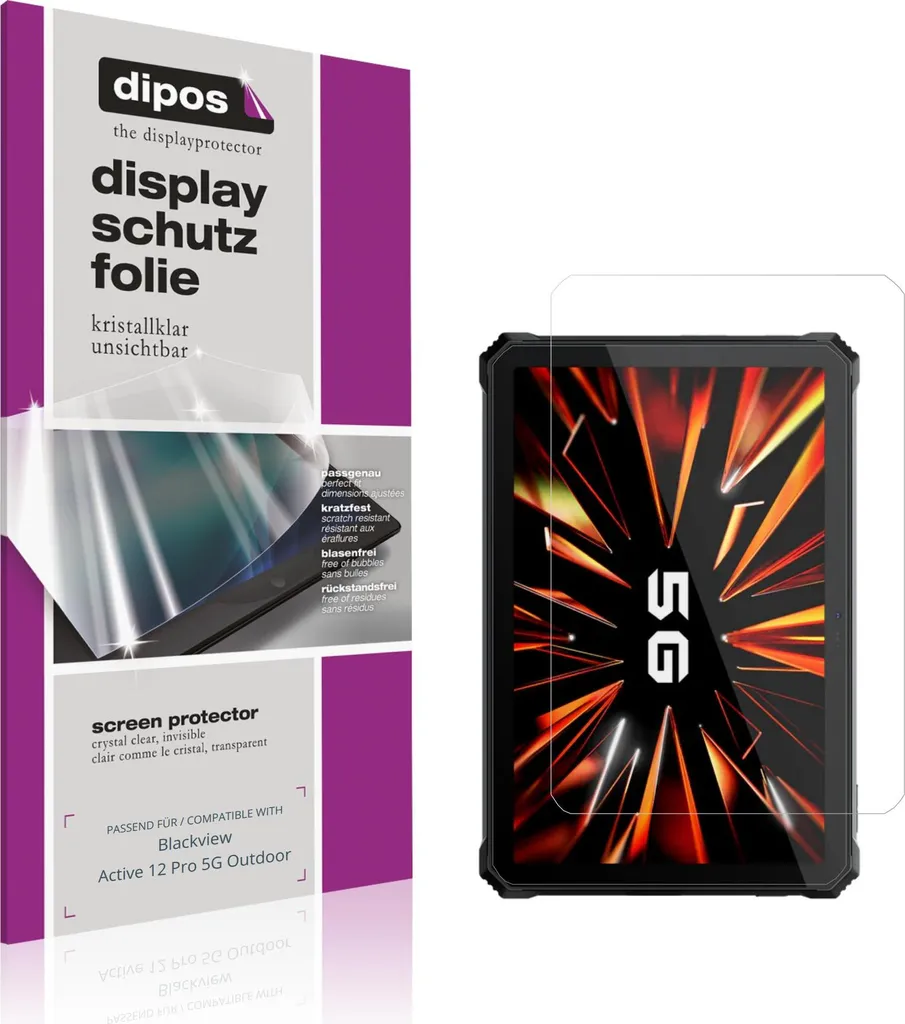 2x Pellicola per Blackview S6 Protettiva Protezione Schermo Cristallo dipos