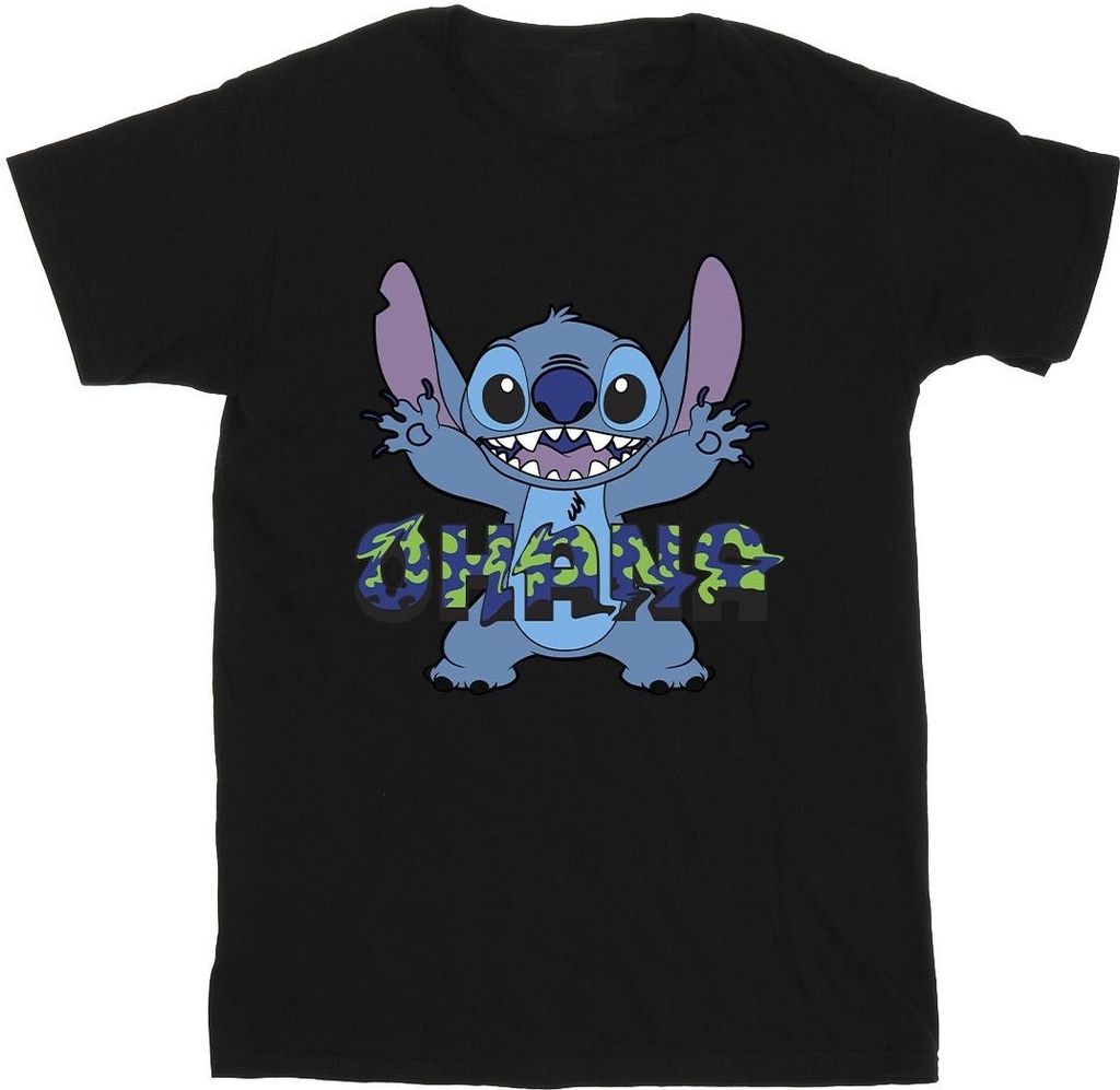 Disney - "Ohana" T-Shirt für Jungen BI50255 (128) (Schwarz)