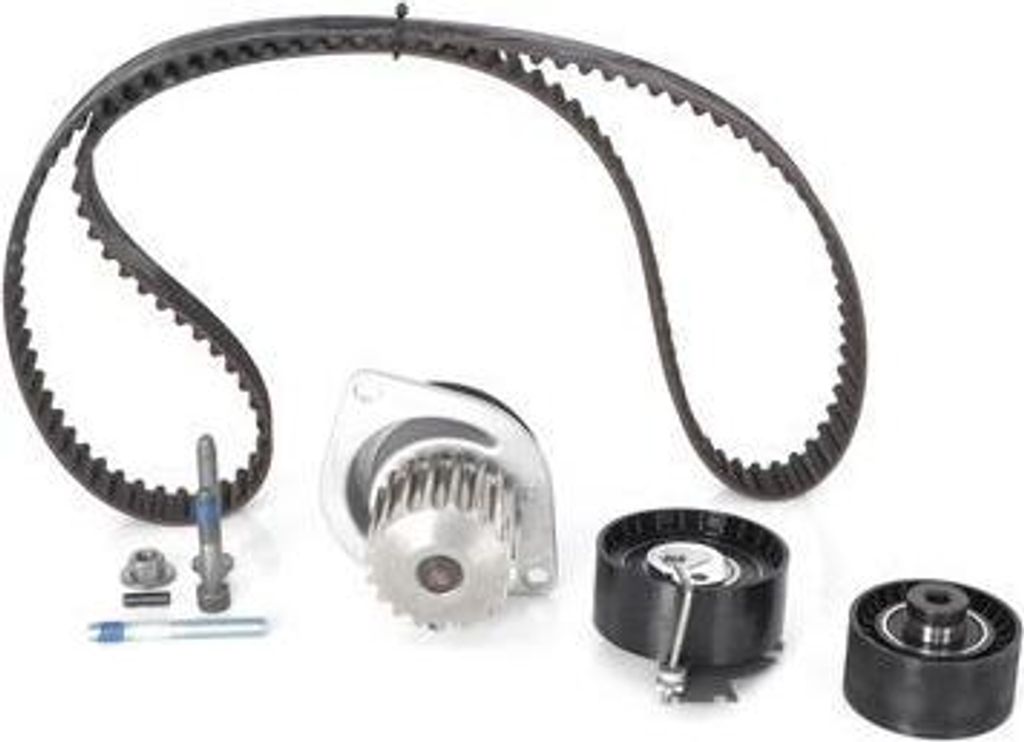 BOSCH 1 987 948 711 Wasserpumpe + Zahnriemensatz OE 1609525880 kompatibel mit Berlingo, C-Elysee, C2, C3, C4er, C4, Xsara, 1007, 206, 208, 301, 307...