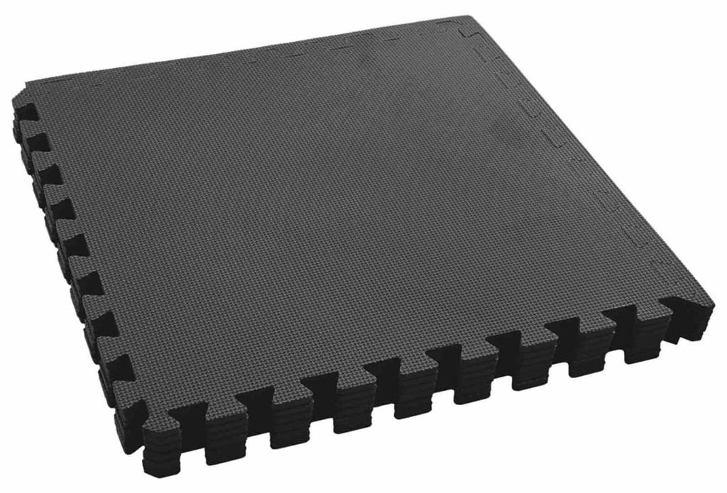 Pool Bodenteppich 6 pcs Schwarz 2,16 m2 EVA-Schaum