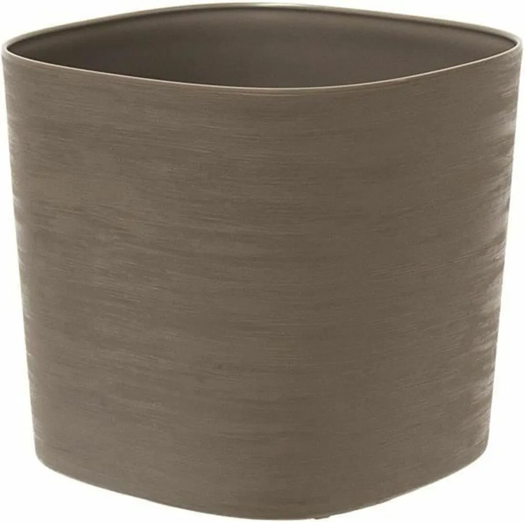 Pot pour plante sans arrosage quotidien Garden ID Taupe 20 x 20 cm