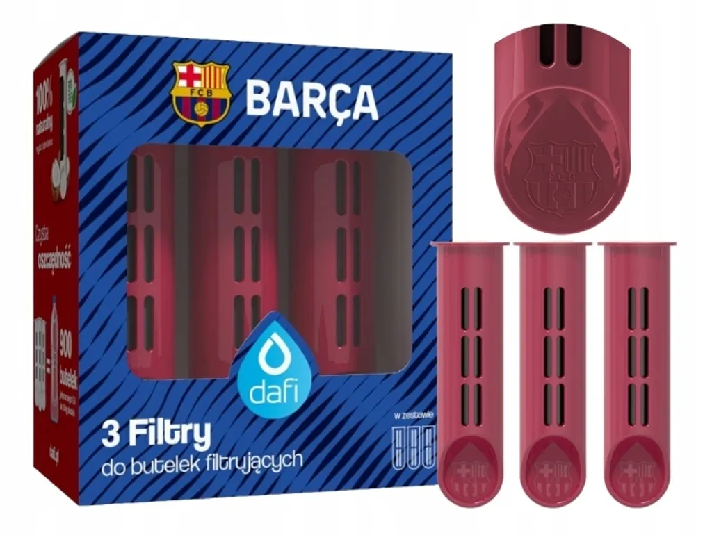 Set 3 Cartucce Filtro Dafi FC Barcelona - Performance e Idratazione
