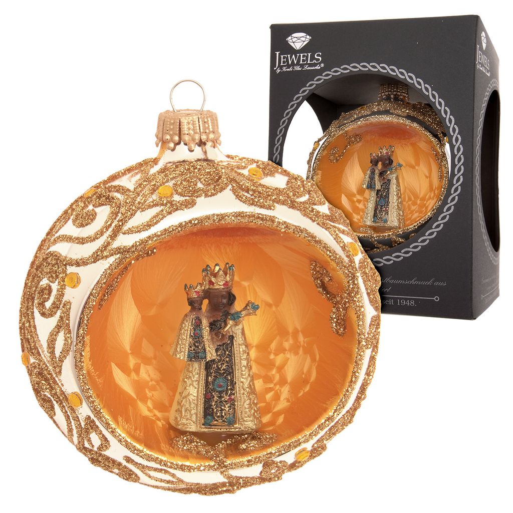 Krebs Glas Lauscha Weihnachtsbaumkugel - Reflexkugel mit Produktbild 