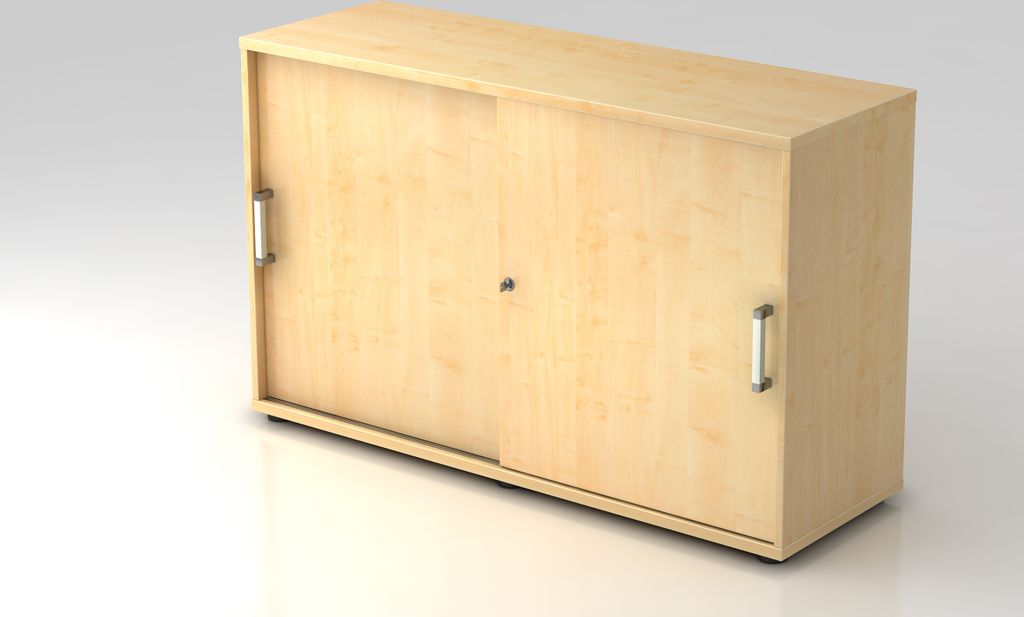 Schiebetürschrank 1752S CE, 2 OH 120 x 40 x 74,8 cm (BxTxH)