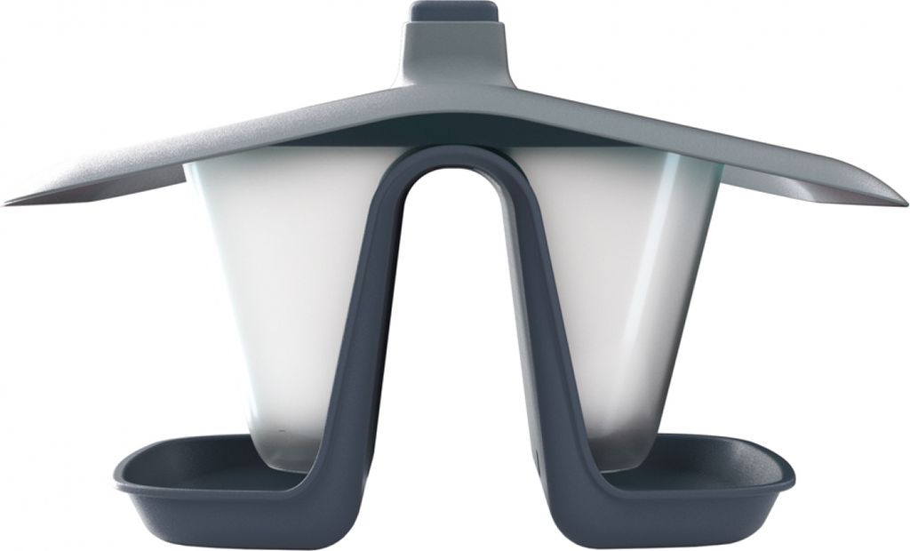 Krmítko pro ptáky BIRDYFEED DOUBLE 28 cm - barva: antracit Immagine del prodotto 