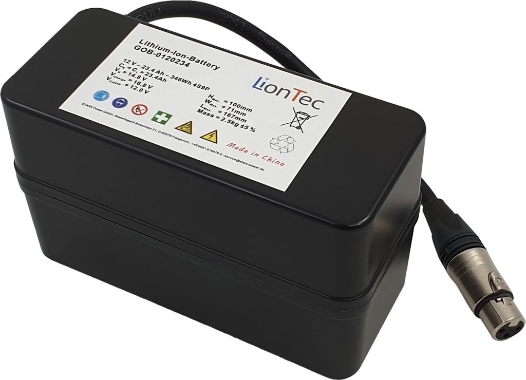 Golf Caddy Batterie Akku 12V (14,8V) - 23,4 Ah für TiCad Produktbild 