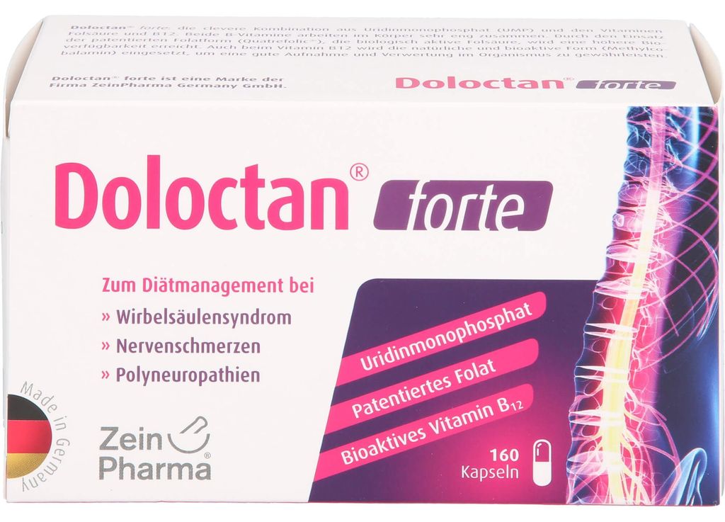 Doloctan forte Kapseln bei Wirbelsäulensyndrom, Produktbild 