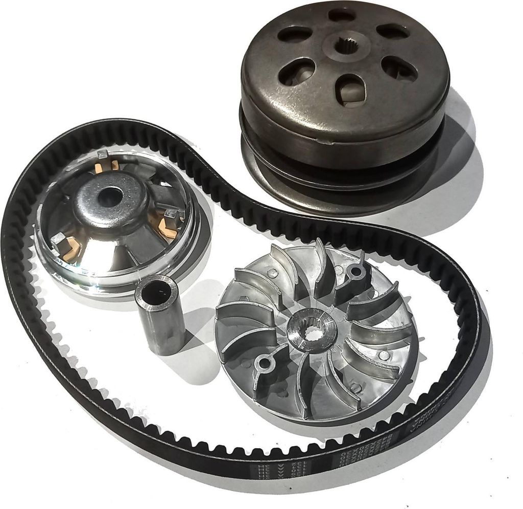 Zestaw Sprzęgło Wariator Pasek 743 Skuter 4T Gy6 125 150 Barton Romet Junak