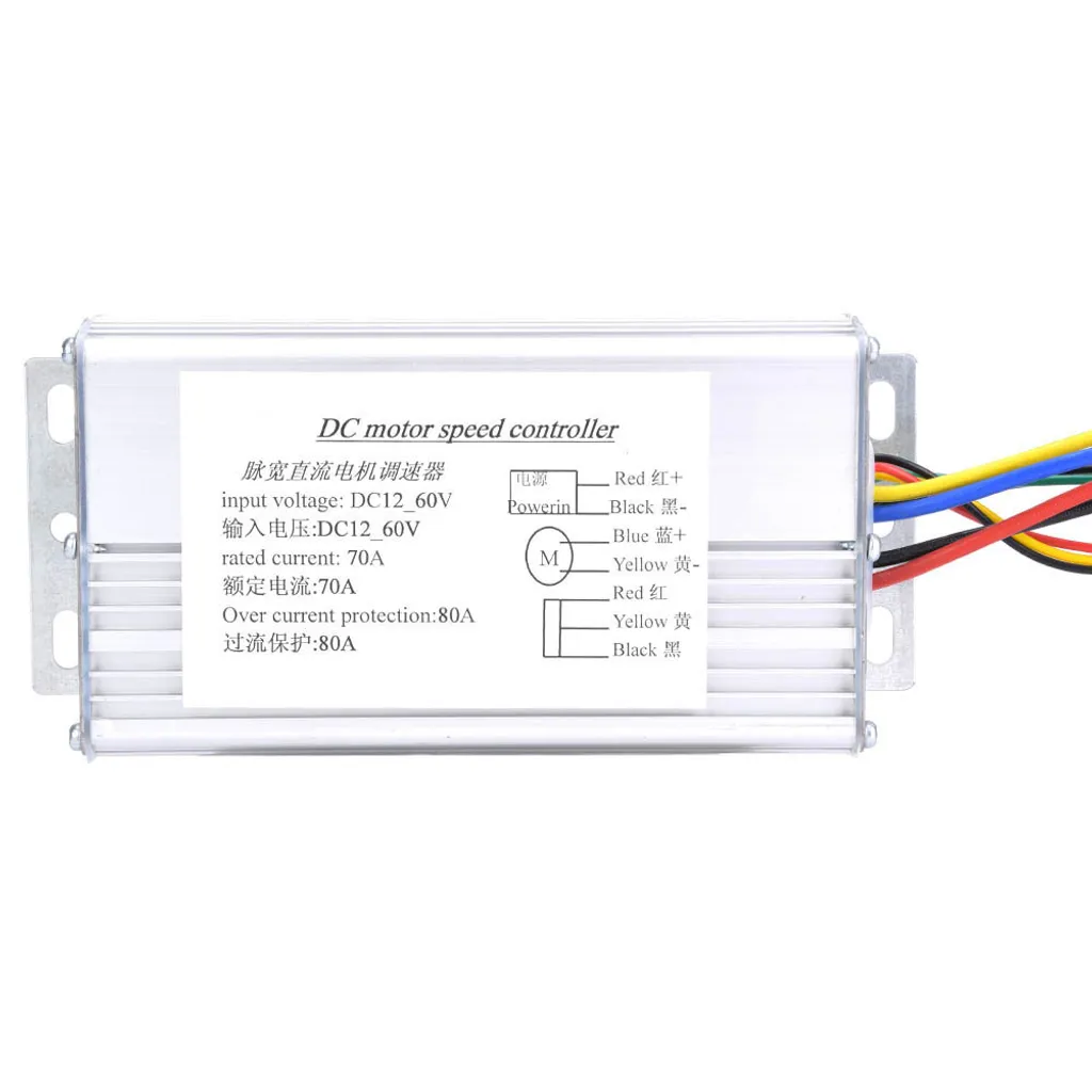 Régulateur de vitesse moteur PWM CC 12V 24V 3A pour moteur à courant continu
