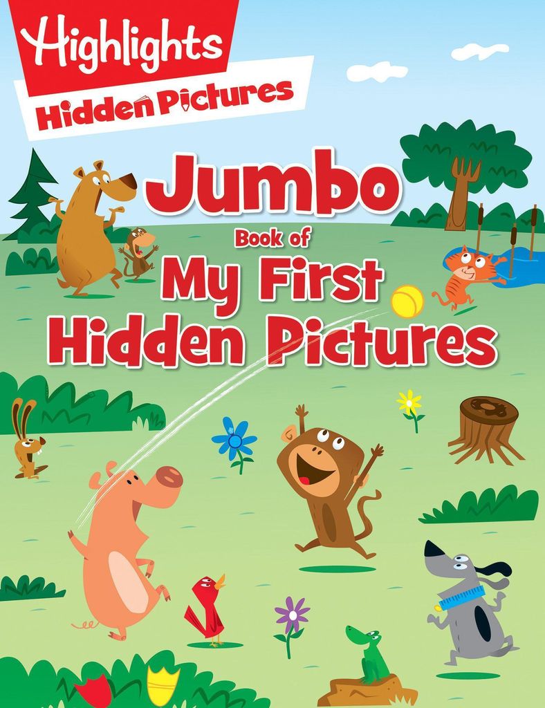Jumbo Book Of My First Hidden Pictures – Lingua: Inglese