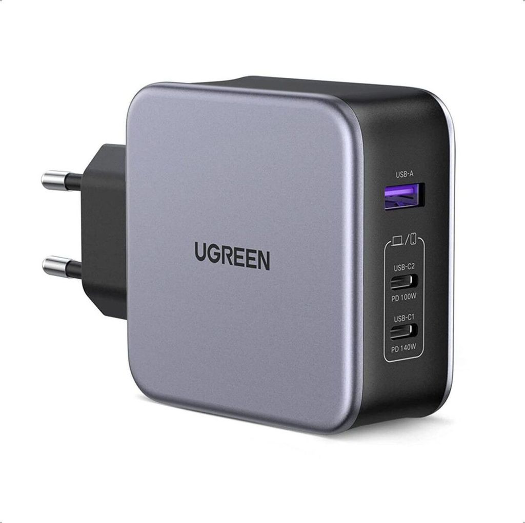 UGREEN Nexode USB-A+2*USB-C 140W GaN Fast Charger+USB-C Produktbild 