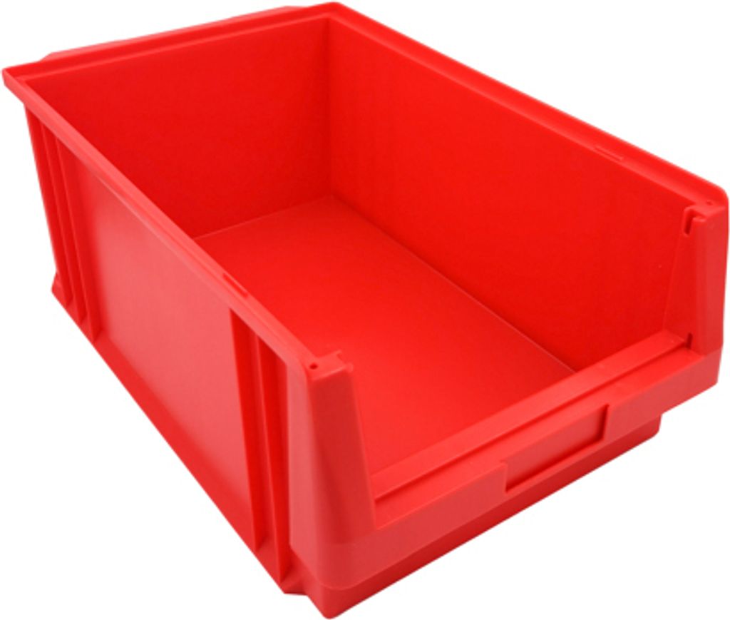 SuperSparSet 8x Sichtlagerbox Classic A | Rot | HxBxT 20x32x50cm | Polypropylen | Sichtlagerbehälter, Sichtlagerkasten, Sichtlagerkastensortiment,...