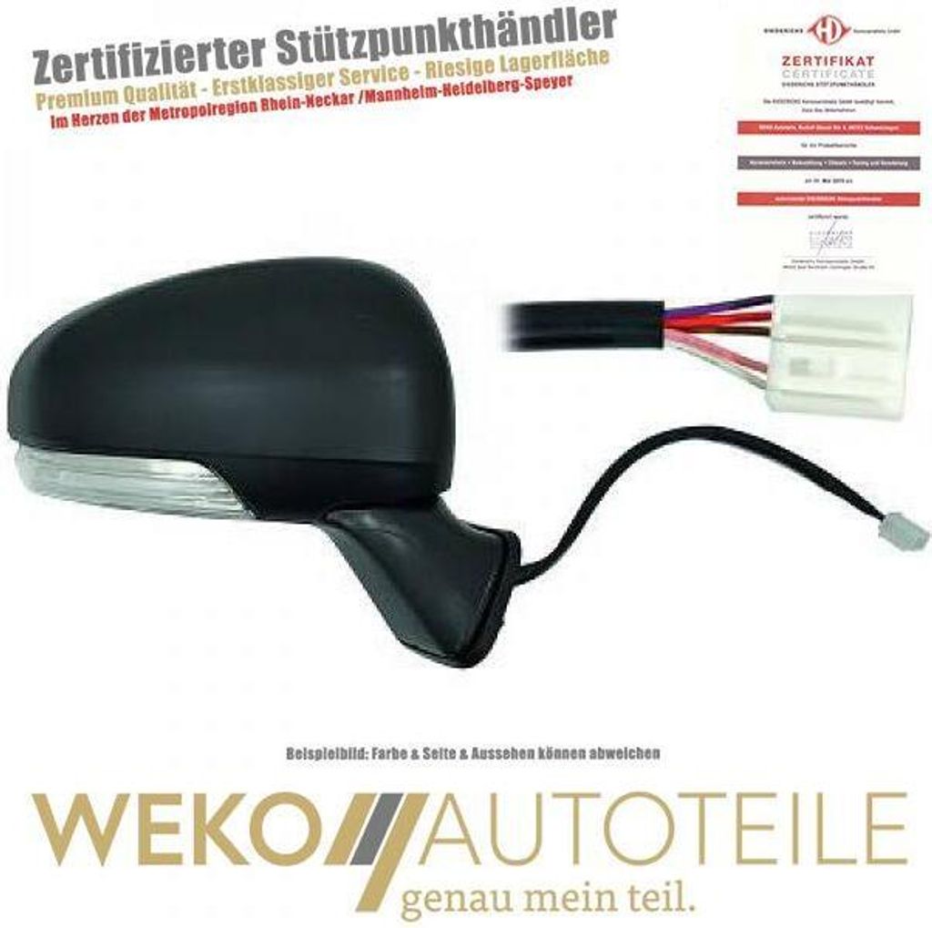 Außenspiegel links DIEDERICHS 6636125 für TOYOTA