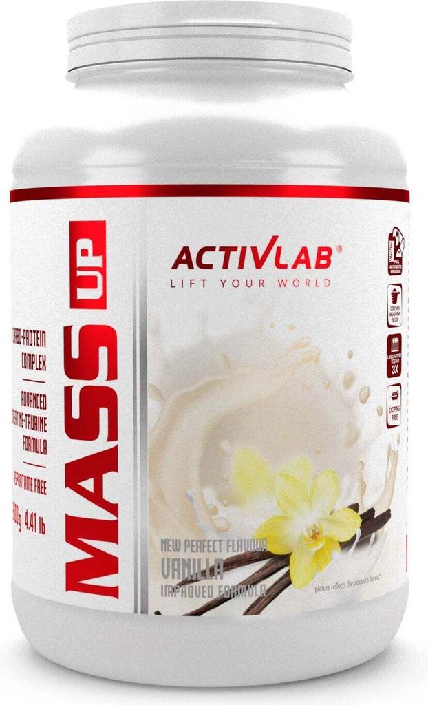 Activlab Mass Up 2000g Kohlenhydrate Kreatin Taurin - Produktbild 