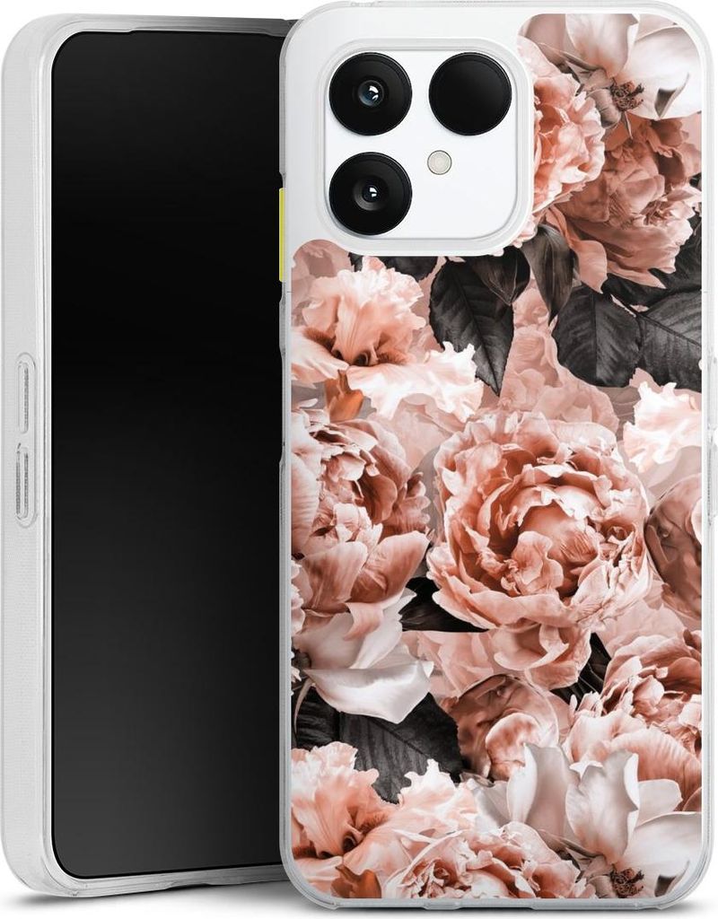 DeinDesign Handyhülle für Fairphone 6 Silikon Hülle Case Smartphone Schutzhülle Blume Rose Vintage