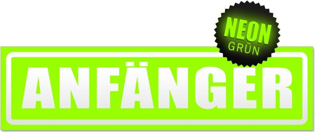 Anfänger invertiert Magnetschild Schild magnetisch