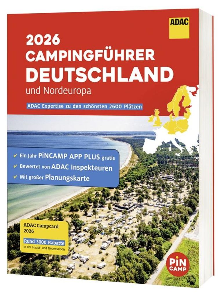 ADAC Campingführer Deutschland/Nordeuropa 2026 Zdjęcie produktu 