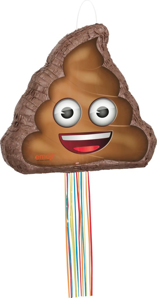Emoji Kacka Piñata 45cm - Einheitsgröße