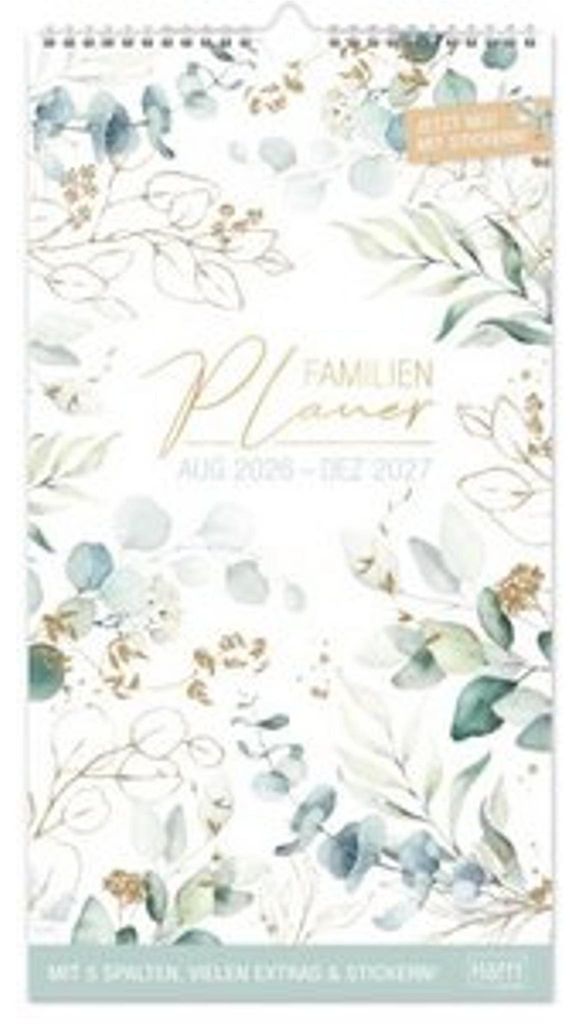 Familienplaner 26/27 Wand-Kalender 5-spaltig 17 Monate Produktbild 