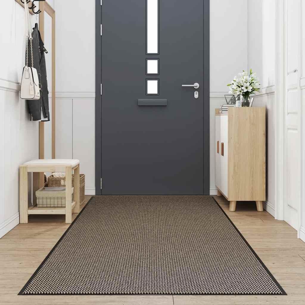 vidaXL Fußmatte Braun 115x400 cm