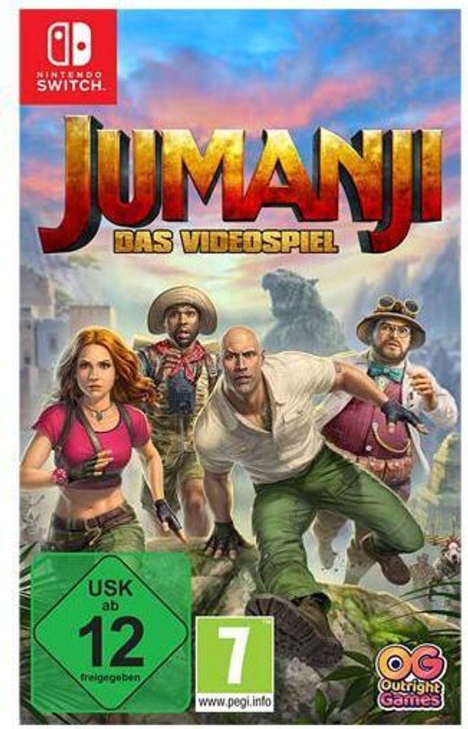 JUMANJI Das Videospiel Switch mit