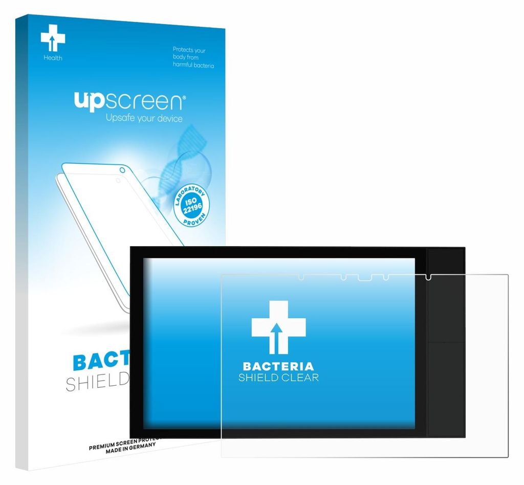 upscreen Schutzfolie für Shelly Wall Display XL Displayschutz Displayschutzfolie Folie Klar antibakteriell