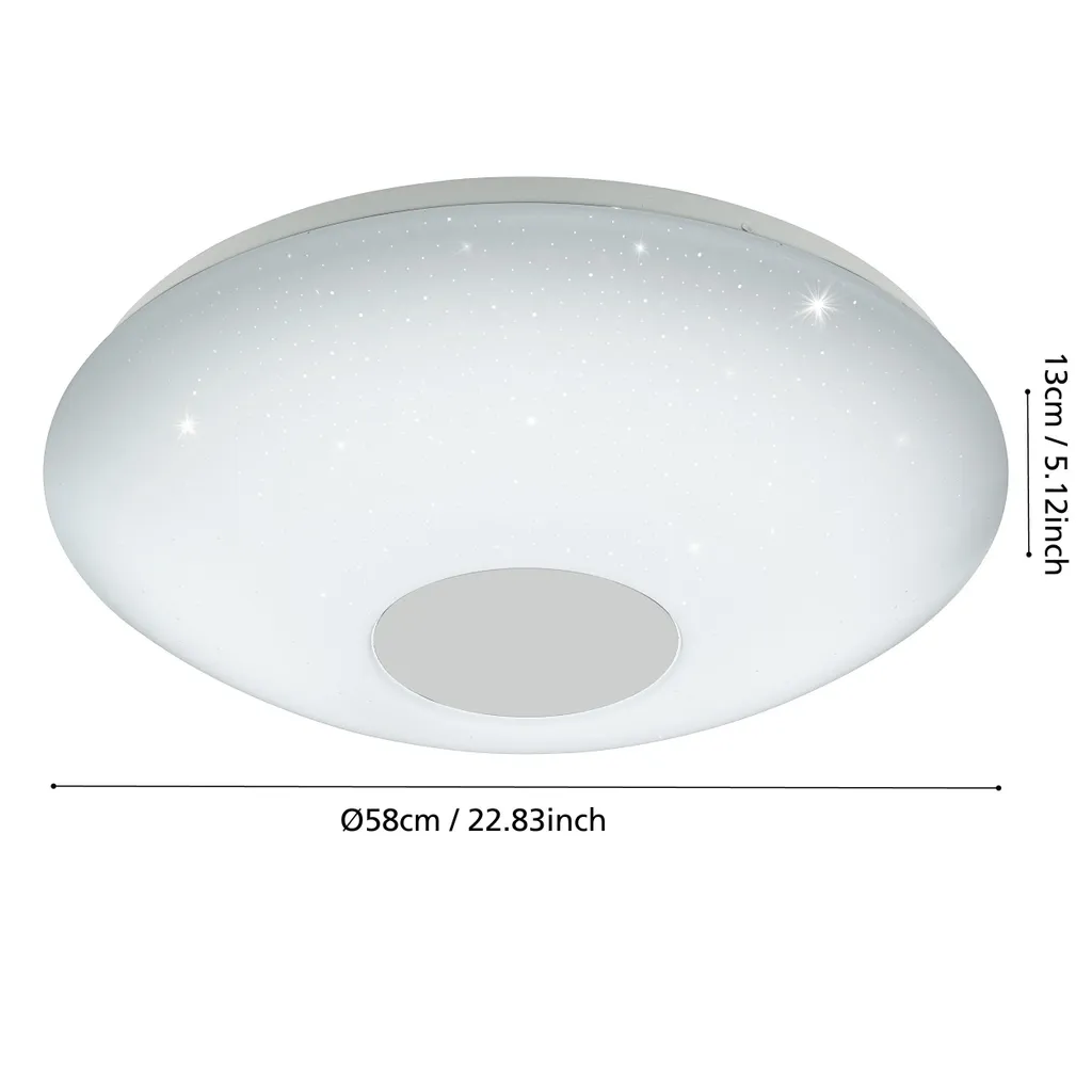 Luminaire LED Télécommandé Voltago 2 à Intensité Variable Effet Cristal
