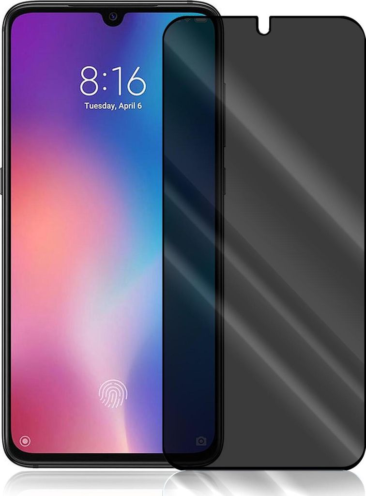 Anti Spy Panzer Folie für Xiaomi MI 9 Privacy Produktbild 