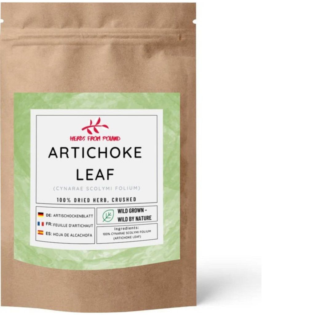 Herbs from Poland Artischockenblatt, Unterstützt Leber & Verdauung, Cholesterinsenkend & Entgiftend, 100% Natürlich – 500g