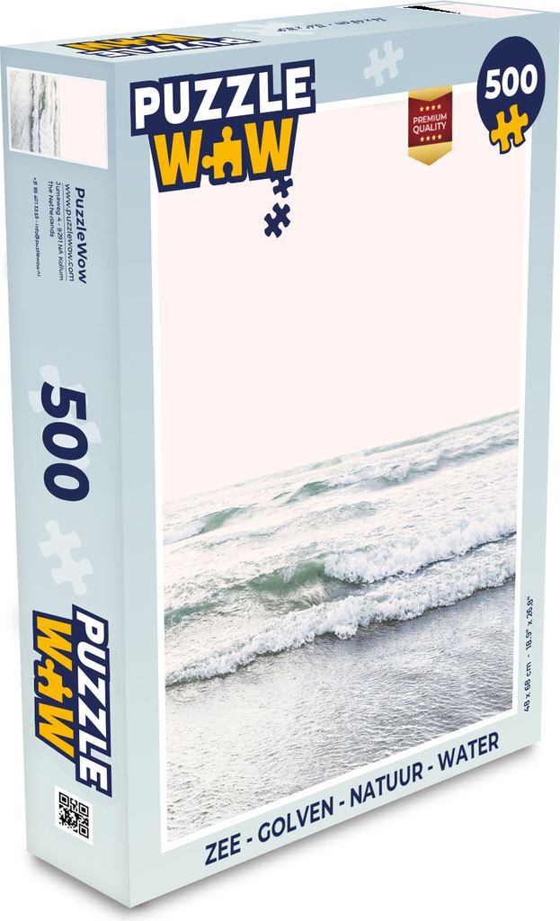 MuchoWow Puzzle 500 Teile Meer - Wellen - Natur - Wasser - Denken - Spiel - Toy