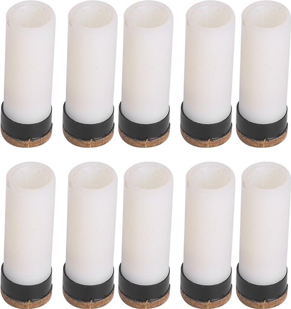 10pcs Snooker Pool Cue Pole Tipp Billard Stab Stabersatz Teile Reparaturwerkzeug Lieferungen Zubehör 10mm