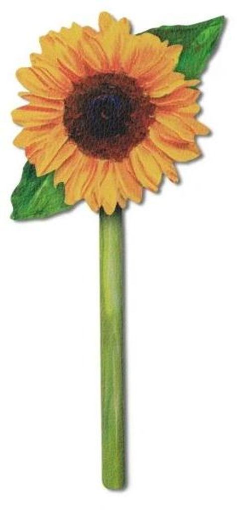 Marque-page « Fleurs » - Tournesol peint - IF Image du produit 