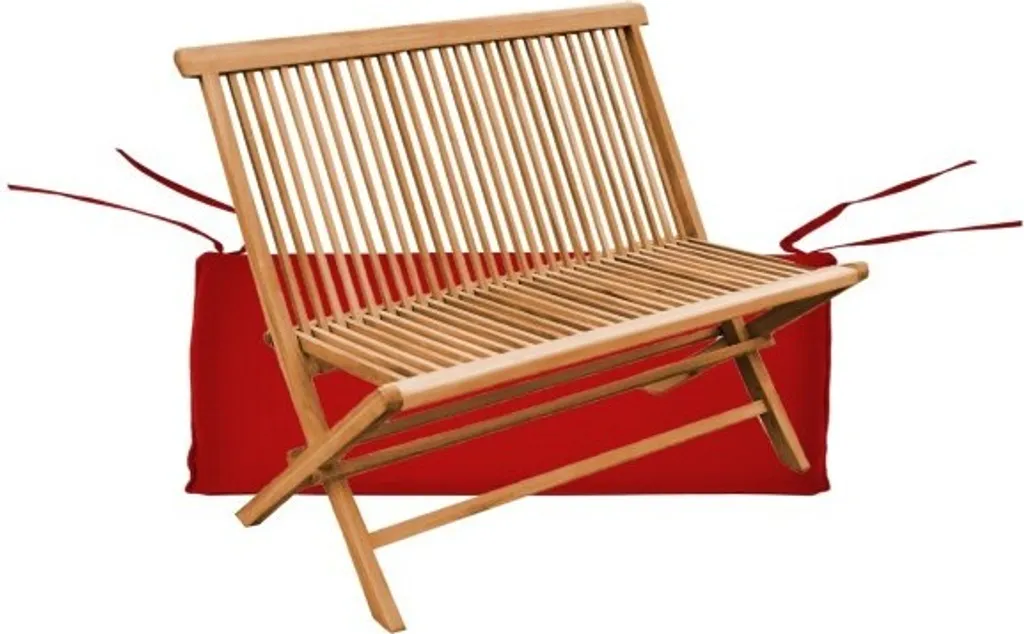 Cuscino Rosso 37x98x5 cm per Panca Alessandria | Teako Design Outdoor
