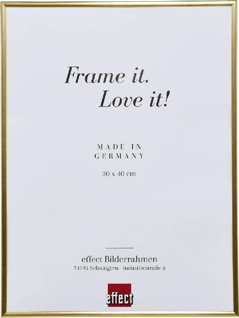 Cornice Oro 36x48 per Puzzle da Parete - Design Effetto Galleria